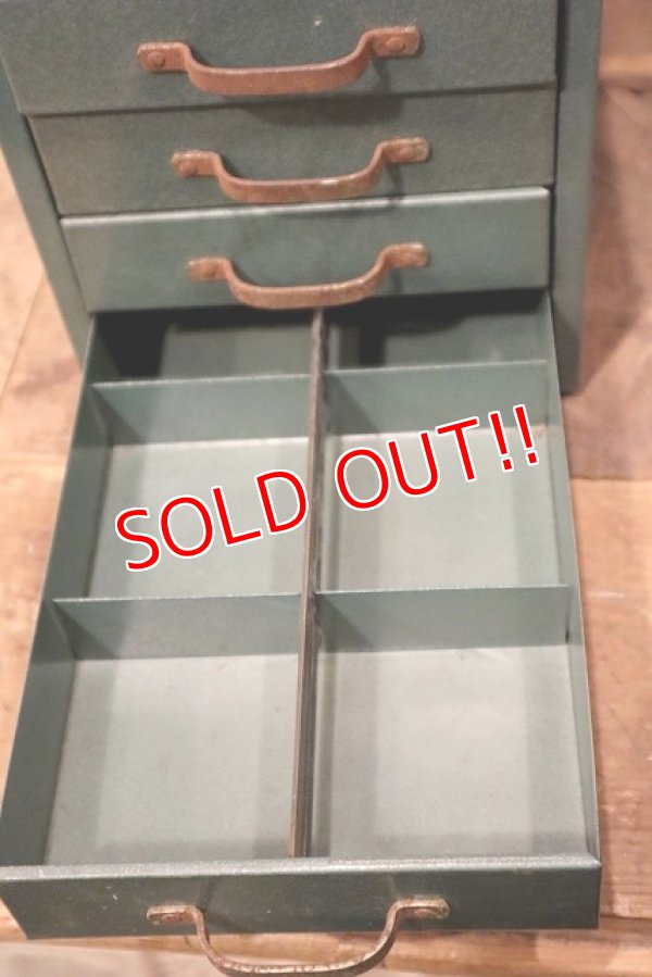 画像7: dp-230414-73 Vintage Metal Parts Box