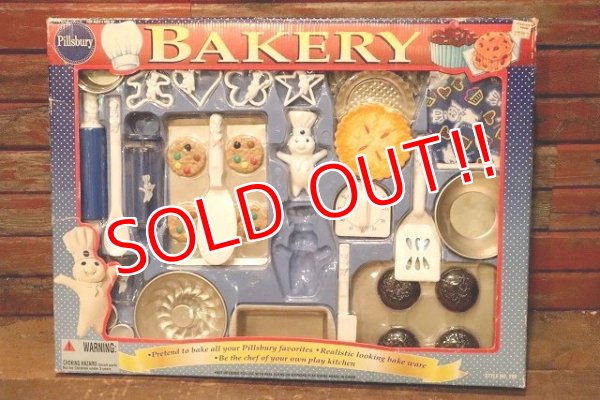 画像1: ct-230301-08 Pillsbury / Poppin Fresh 1990's BAKERY FOOD TOY Set