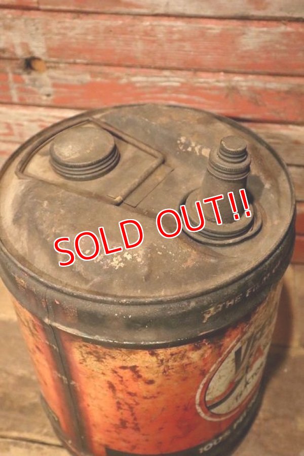 画像7: dp-230503-28 VEEDOL / TRACTOR OIL 1950's 5 U.S. GALLONS CAN