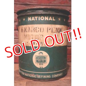 画像: dp-230503-27 NATIONAL / MOTORO OIL 1940's 5 U.S. GALLONS CAN