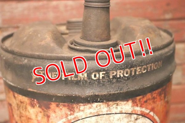 画像6: dp-230503-28 VEEDOL / TRACTOR OIL 1950's 5 U.S. GALLONS CAN