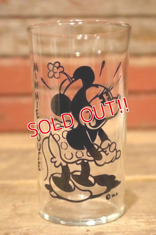 画像1: gs-230301-10 Minnie Mouse / BOSCO 1930's Novelty Glass