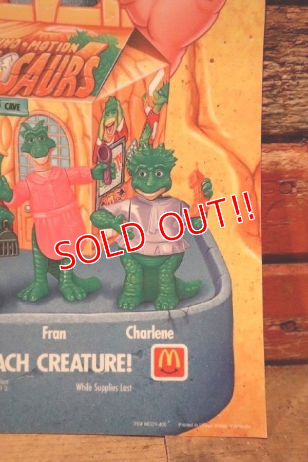 画像5: ct-230414-24 McDonald's / 1992 DINO MOTION DINOSOURS Happy Meal Toy Translite
