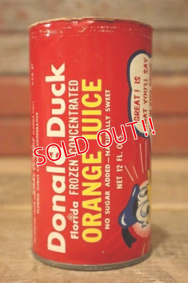 画像4: ct-230414-51 Donald Duck / 1960's-1970's 12 FL OZ..Orange Juice Can