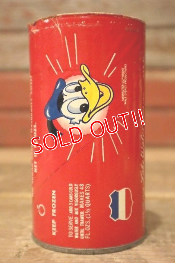 画像3: ct-230414-51 Donald Duck / 1960's-1970's 12 FL OZ..Orange Juice Can