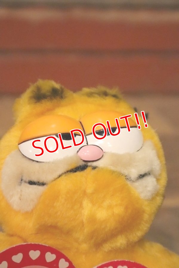 画像2: ct-230503-02 Garfield / 1980's Plush Doll "I Love You!"