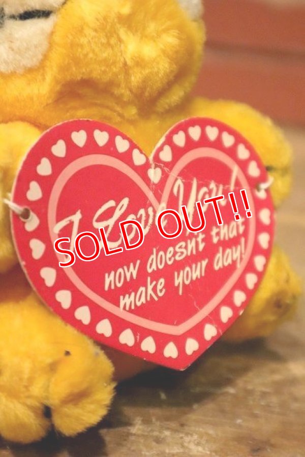 画像3: ct-230503-02 Garfield / 1980's Plush Doll "I Love You!"