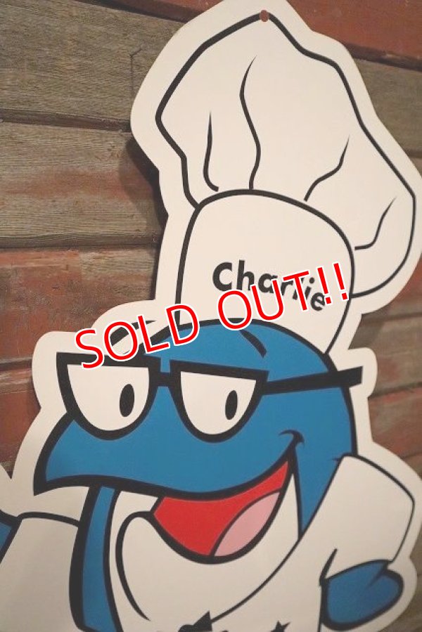 画像2: ct-230518-22 Star-Kist / Charlie Tuna 1990's Cardboard Sign "Chef"