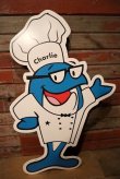 画像4: ct-230518-22 Star-Kist / Charlie Tuna 1990's Cardboard Sign "Chef"