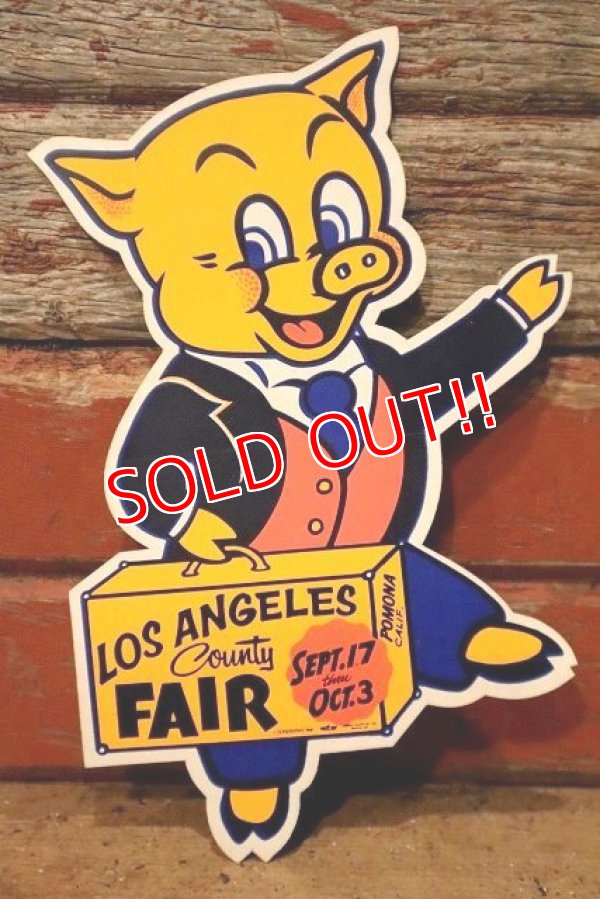 画像1: ct-230414-55 LOS ANGELS COUNTY FAIR / Vintage Sticker