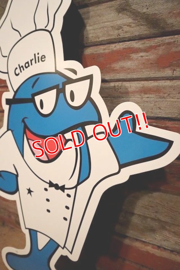 画像5: ct-230518-22 Star-Kist / Charlie Tuna 1990's Cardboard Sign "Chef"