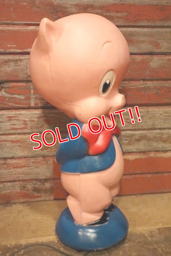 画像6: ct-230518-15 Porky Pig / 1960's Portable Lamp