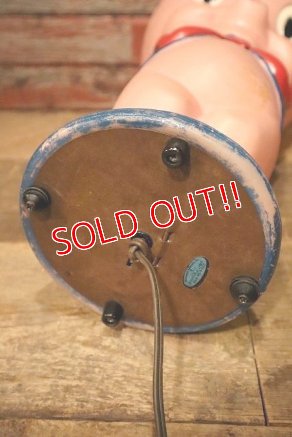 画像9: ct-230518-15 Porky Pig / 1960's Portable Lamp