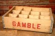 画像1: dp-230401-12 GAMBLE / Vintage Wood Box