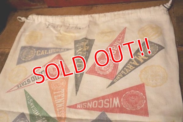 画像7: dp-230414-62 College Pennant Vintage Laundry Bag