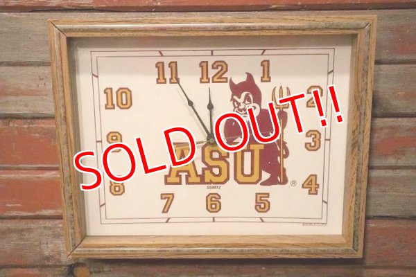 画像1: dp230414-56 Arizona State University / 1980's-1990's Wall Clock