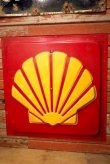 画像1: dp-230503-41 SHELL / 1960's Plastic Sign