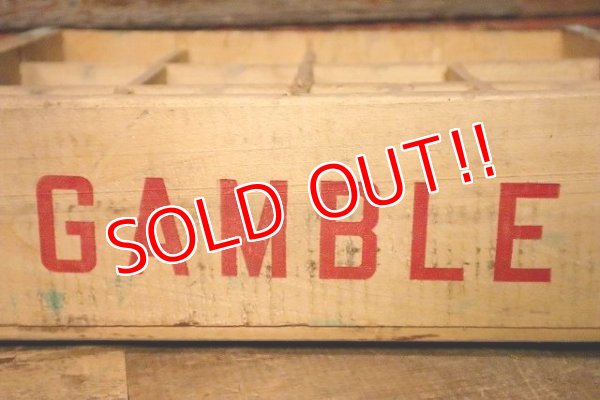 画像2: dp-230401-12 GAMBLE / Vintage Wood Box