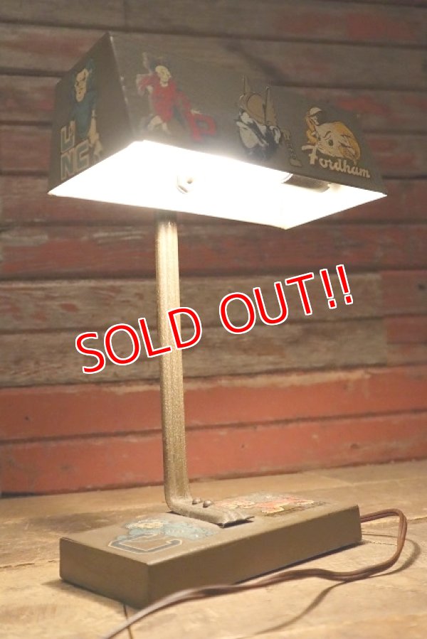 画像11: dp-230414-17 Vintage Desk Light College Decal Custom