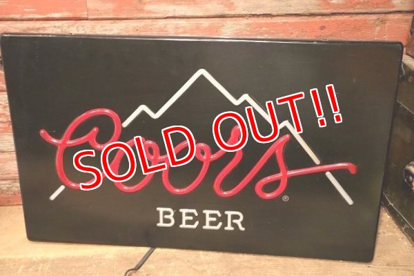 画像1: dp-230503-08 Coors / 1980's-1990's Lighted Sign