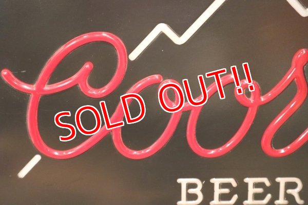 画像2: dp-230503-08 Coors / 1980's-1990's Lighted Sign