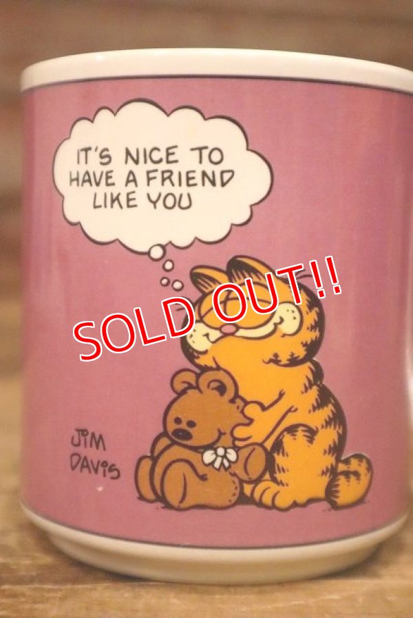 画像2: ct-230503-02 Garfield / ENESCO 1980's Ceramic Mug 