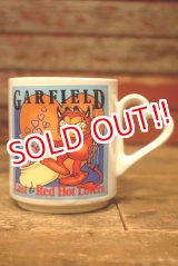 画像: ct-230503-02 Garfield / ENESCO 1980's Ceramic Mug "Red Devil "