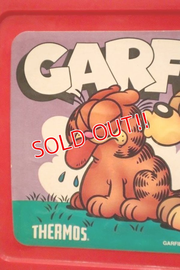 画像2: ct-230503-02 Garfield / THERMOS 1980's Plastic Lunch Box