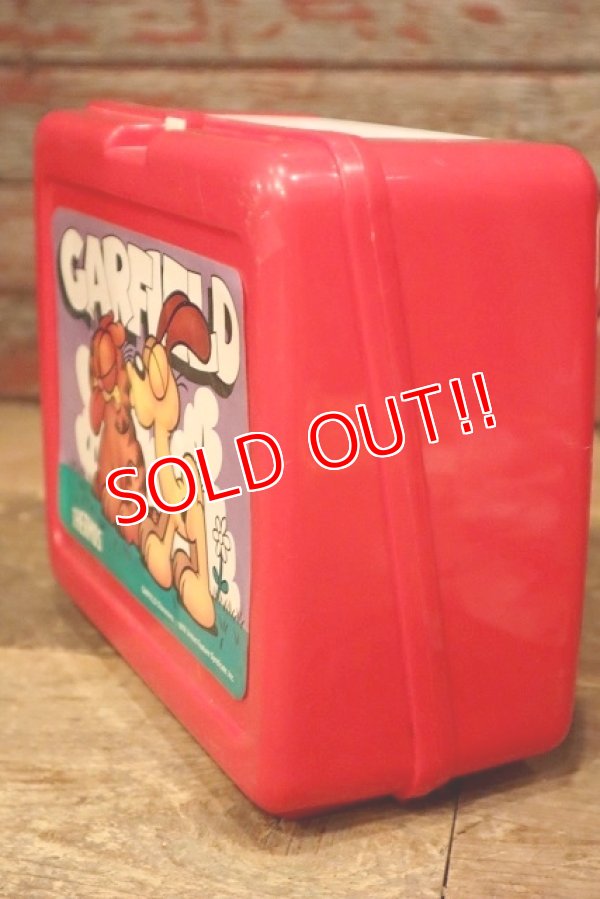 画像5: ct-230503-02 Garfield / THERMOS 1980's Plastic Lunch Box