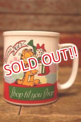 画像: ct-230503-02 Garfield / ENESCO 1980's Ceramic Mug "Christmas"