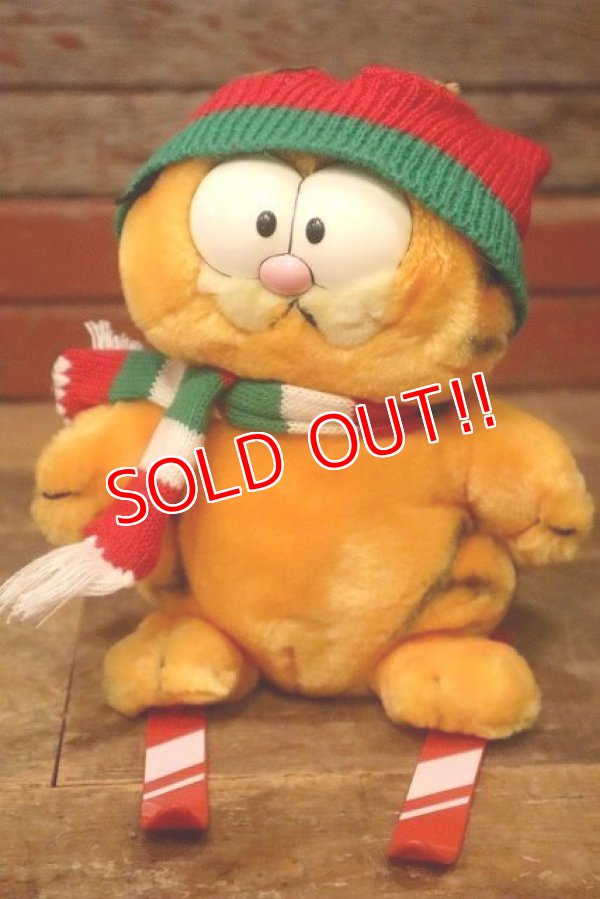 画像1: ct-230503-02 Garfield / DAKIN 1980's Plush Doll "Ski"