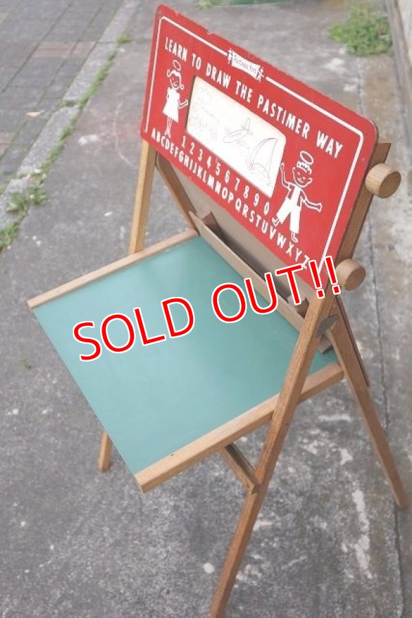 画像8: dp-230401-45 Vintage Folding Blackboard