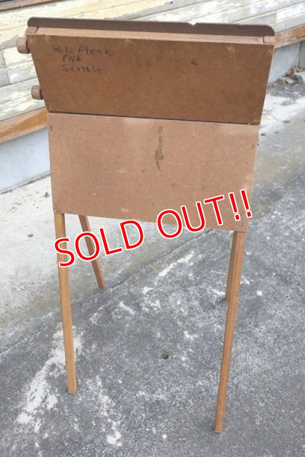 画像11: dp-230401-45 Vintage Folding Blackboard