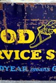 画像4: dp-230503-77 GOODYEAR SERVICE STATION / 1930's Porcelain Sign