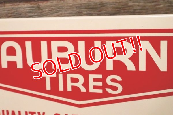 画像2: dp-230503-74 AUBURN TIRES / 1950's-1960's Metal Sign
