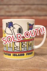 画像: ct-230414-37 Snoopy / 1970's-1980's Ceramic Mug "NEW YORK"