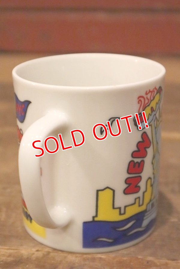 画像7: ct-230414-37 Snoopy / 1970's-1980's Ceramic Mug "NEW YORK"