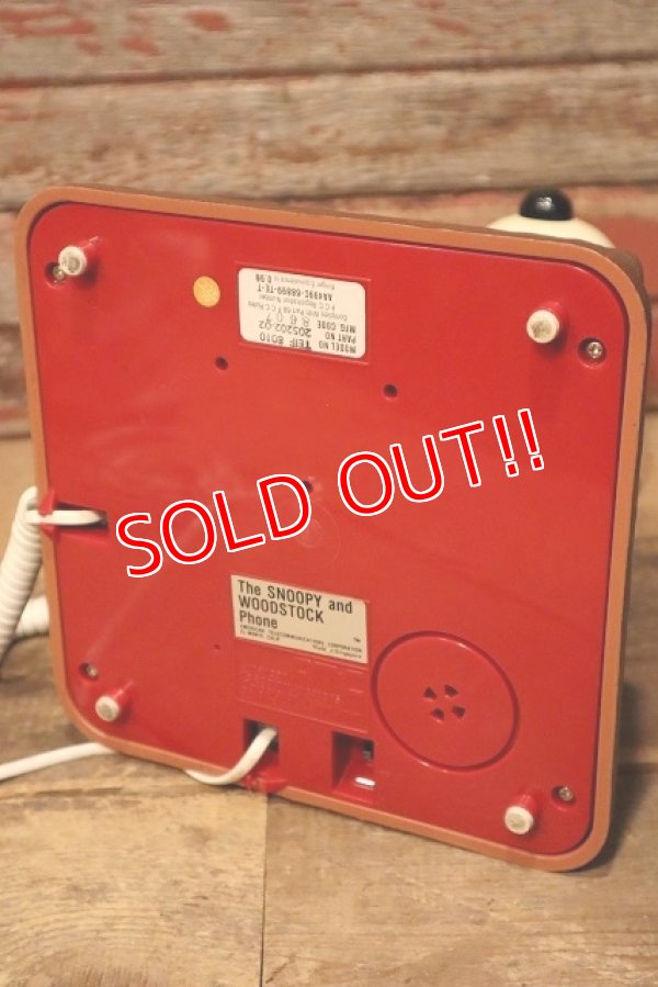 画像12: ct-230601-03 Snoopy & Woodstock / 1976 Telephone