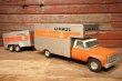 画像1: dp-230503-43 U-HAUL / NYLINT 1970's MAXI-MOVER Van & Travel Trailer