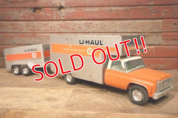 画像1: dp-230503-43 U-HAUL / NYLINT 1970's MAXI-MOVER Van & Travel Trailer