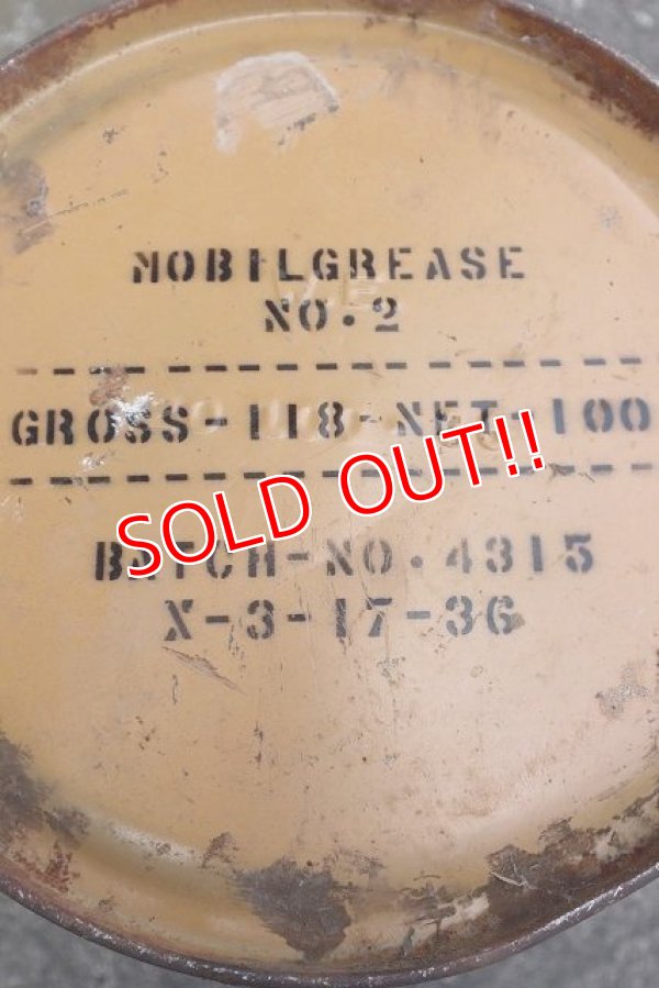 画像10: dp-230503-62 Mobilgrease GARGOYLE / 1930's Grease Can