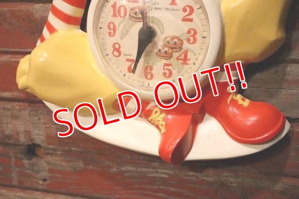 画像6: ct-230601-15 McDonald's / Ronald McDonald 1980's Wall Clock (B)