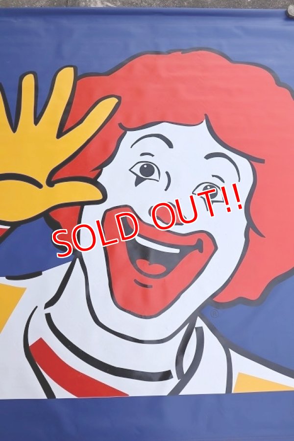 画像2: ct-230503-08 McDonald's / Ronald McDonald Vinyl Banner