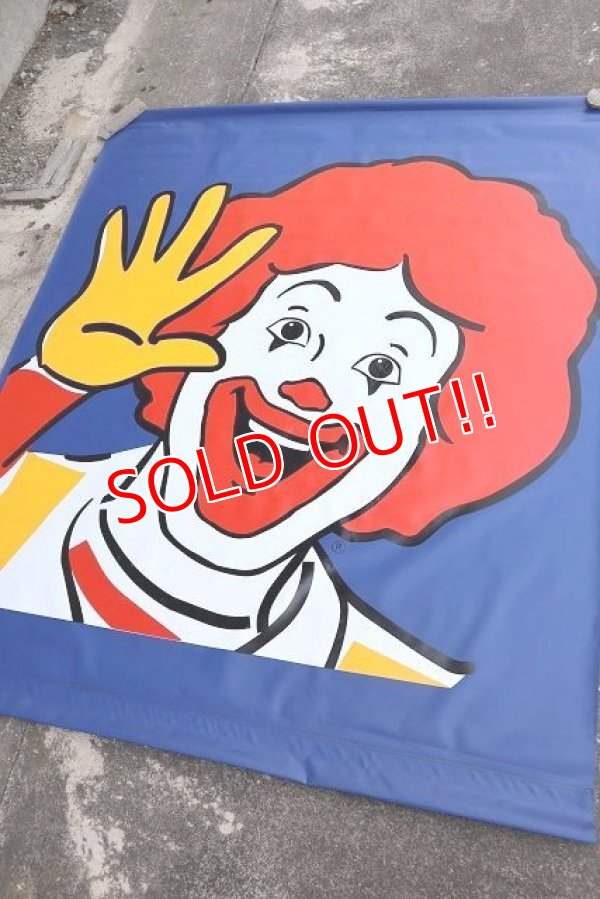 画像1: ct-230503-08 McDonald's / Ronald McDonald Vinyl Banner