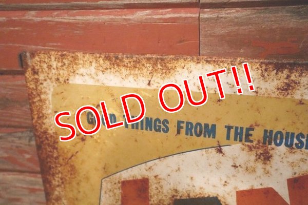 画像4: dp-230601-20 LANCE / 1950's-1960's Metal Sign