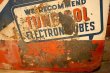 画像8: dp-230601-28 TUNG-SOL / RADIO TELEVISION SERVICE 1950's W-side Metal Sign