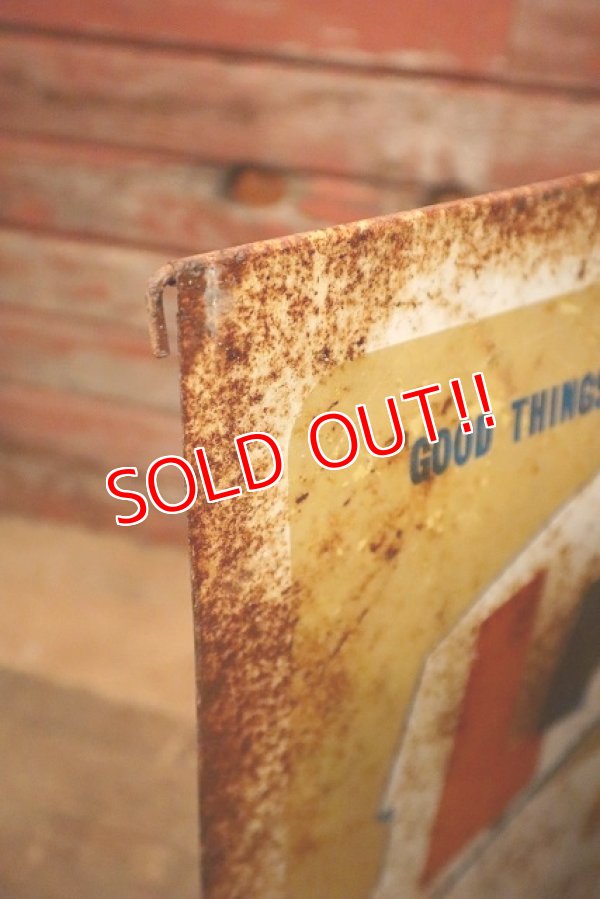 画像8: dp-230601-20 LANCE / 1950's-1960's Metal Sign