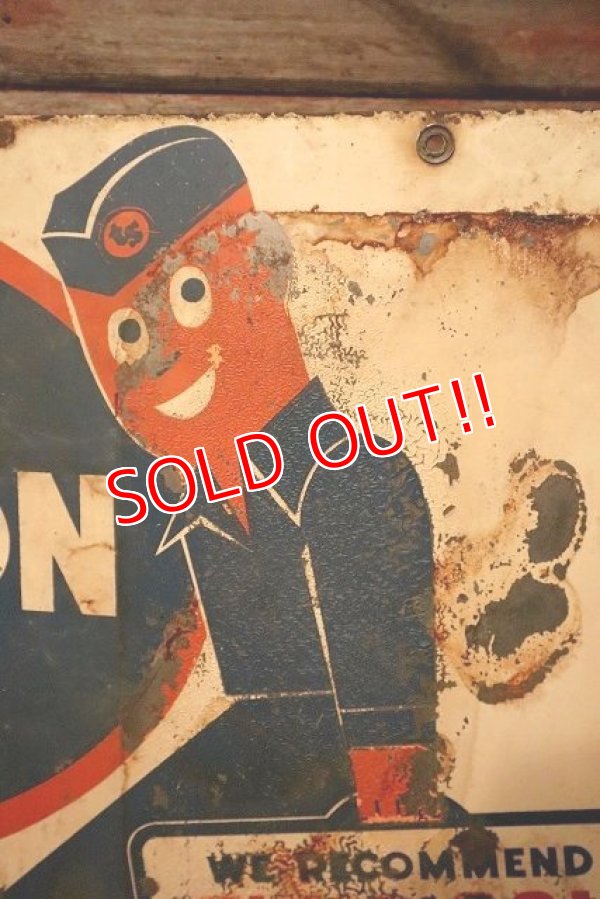 画像7: dp-230601-28 TUNG-SOL / RADIO TELEVISION SERVICE 1950's W-side Metal Sign