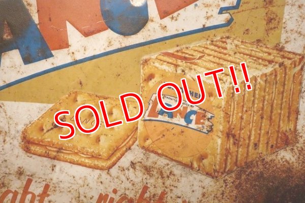 画像3: dp-230601-20 LANCE / 1950's-1960's Metal Sign