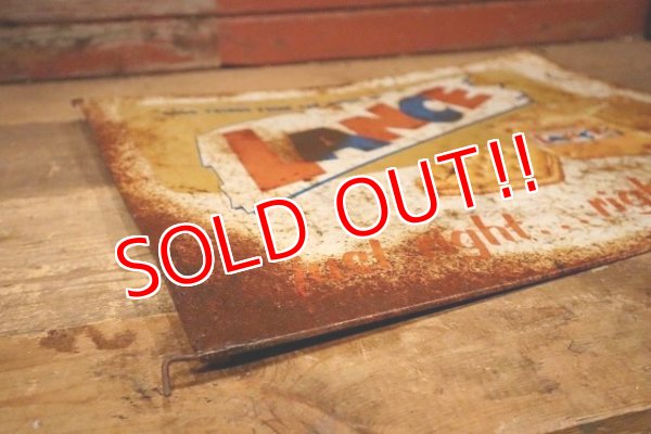 画像7: dp-230601-20 LANCE / 1950's-1960's Metal Sign